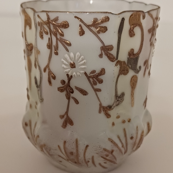 Vintage Demitasse Delicate Handpainted Teacup and Saucer - Picture 4 of 10